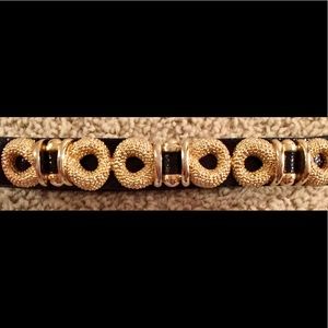 AUTHENTIC VINTAGE JUDITH LEIBER BELT WITH GOLD